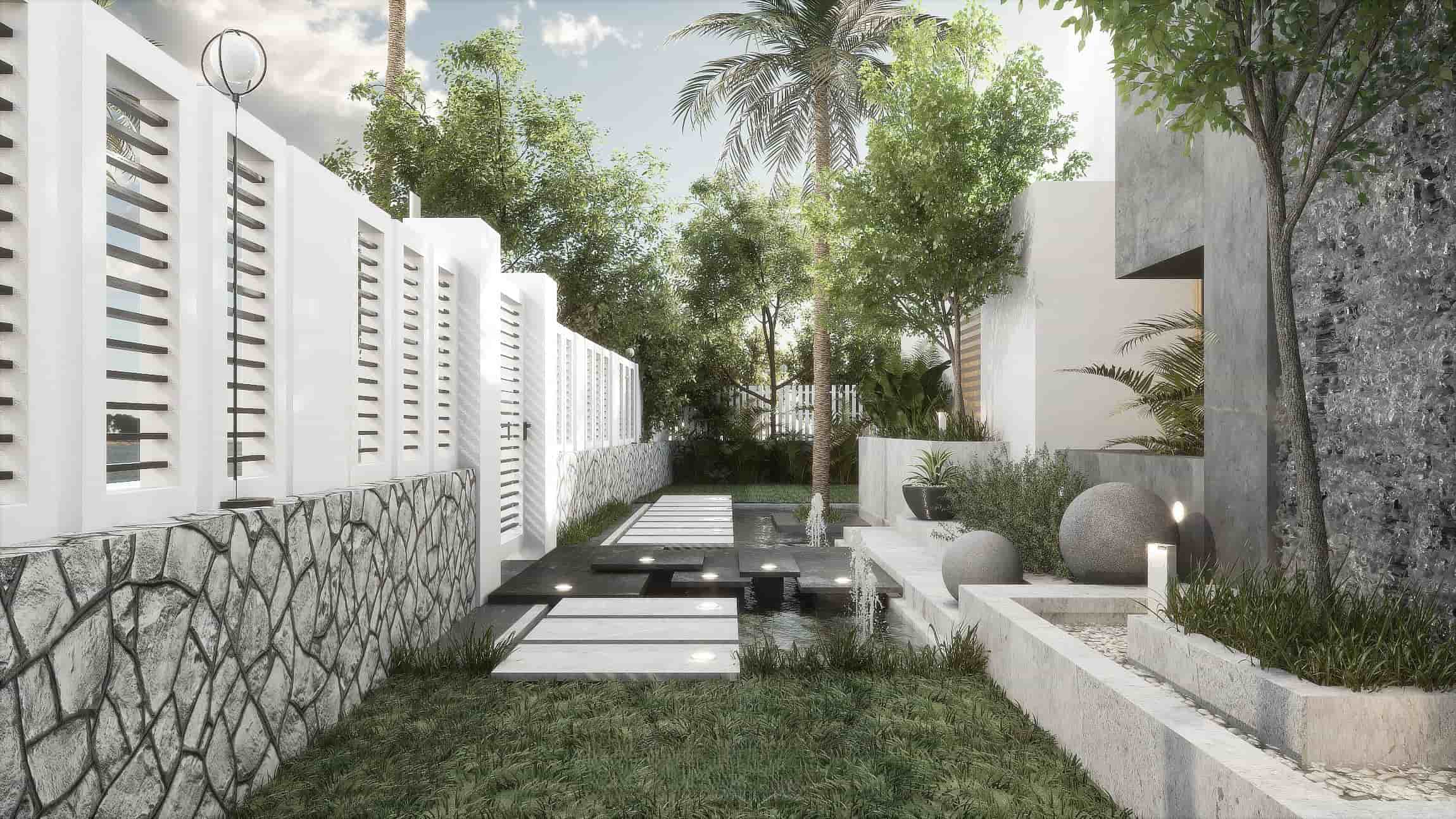 Hacienda Bay - Standalone villa lagoon view